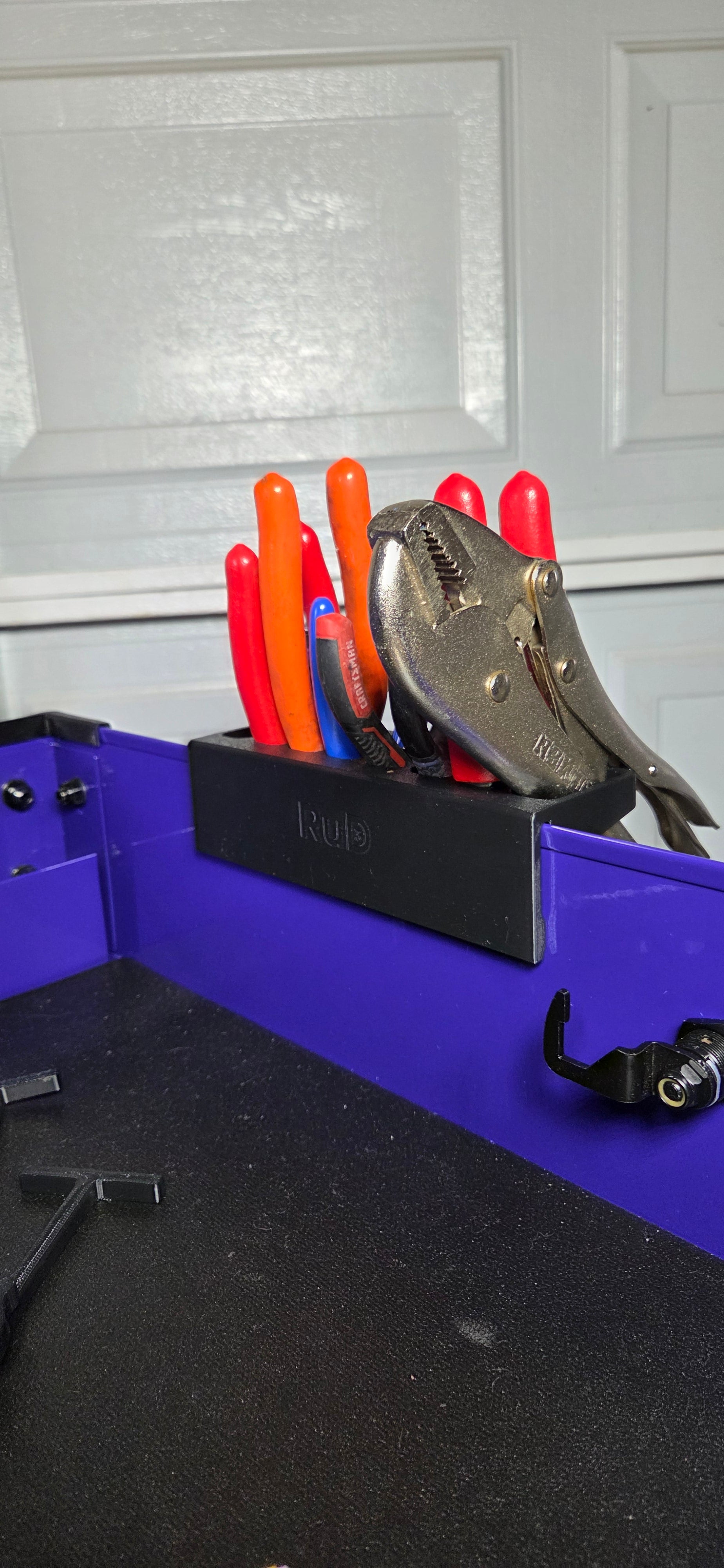 Tool Cart Plier Holder ClipOn Organizer for Pliers pliers this rack provides strong stable storage while saving drawer space