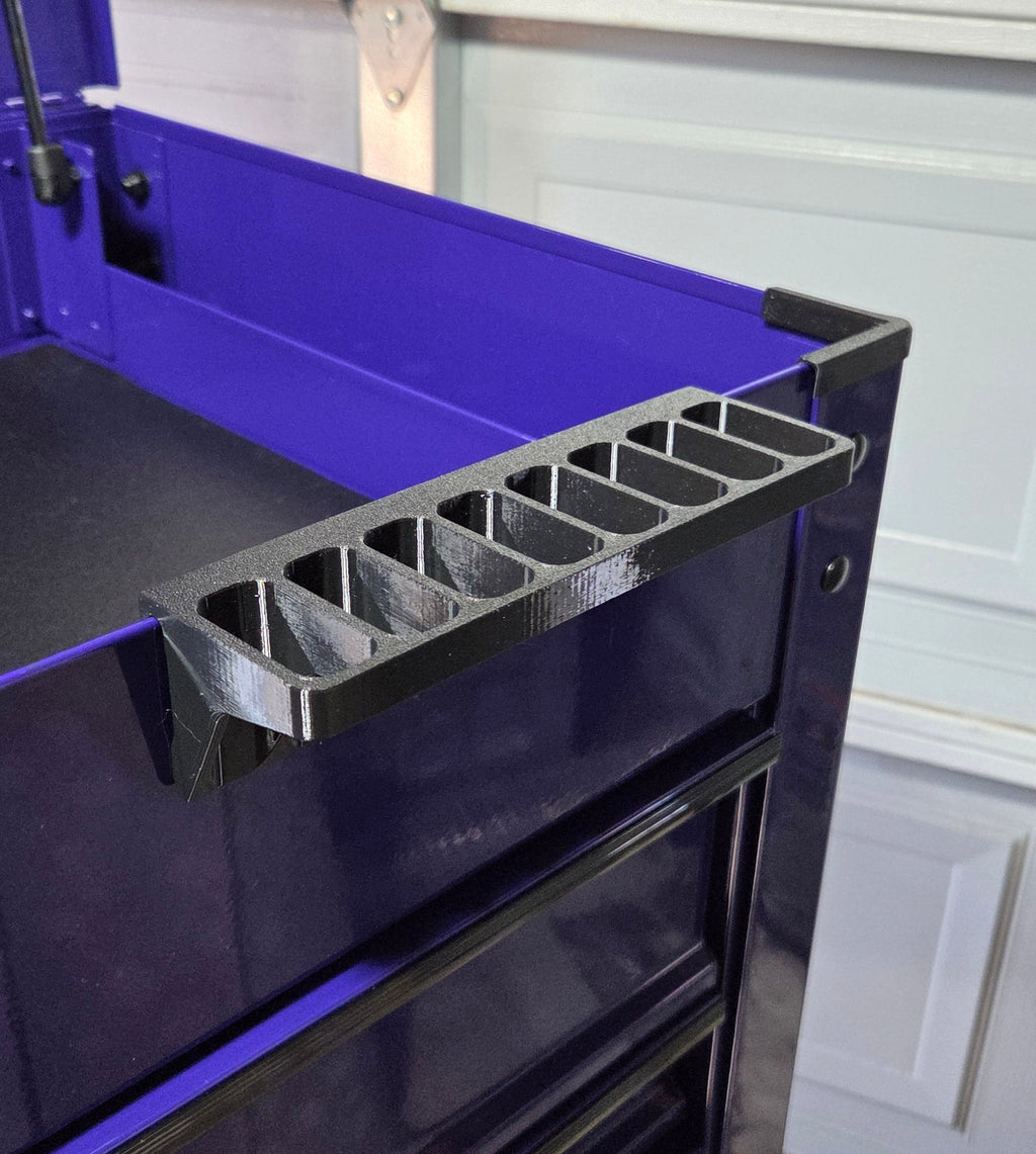 Tool Cart Plier Holder ClipOn Organizer for Pliers is designed to hold up to pliers securely keeping them off the work surface