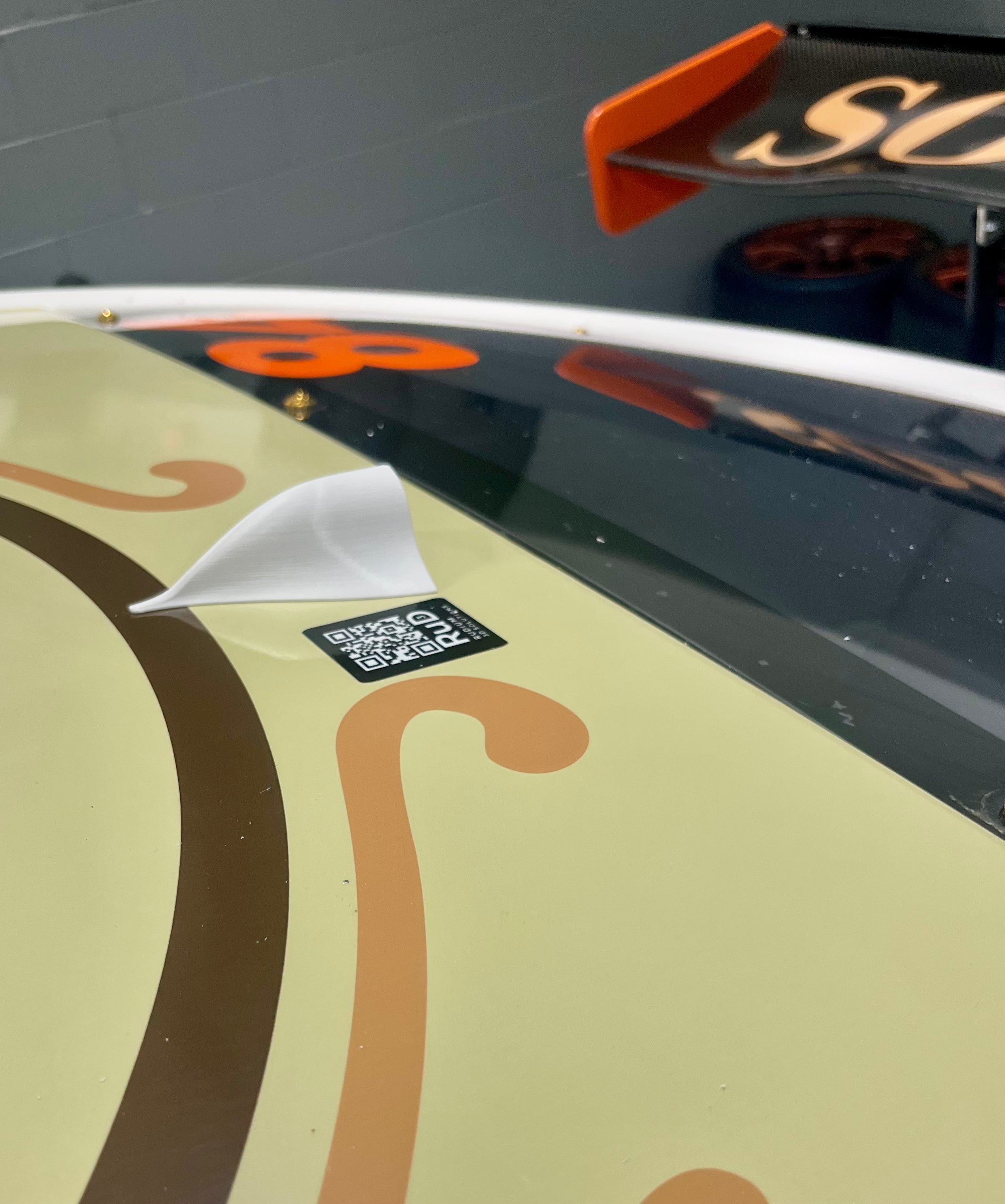 Rear Camera Aero Housing – Shark Fin Mount for Race Car Cameras