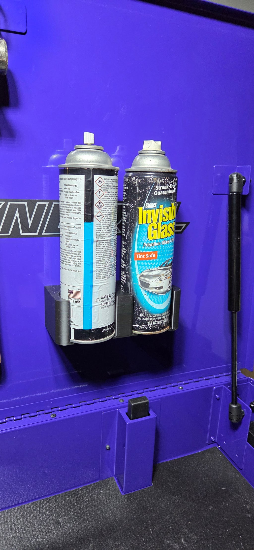 Magnetic Aerosol Spray Can Holder Can Rack Keep your two mostused spray cans right where you need them This magnetic holder