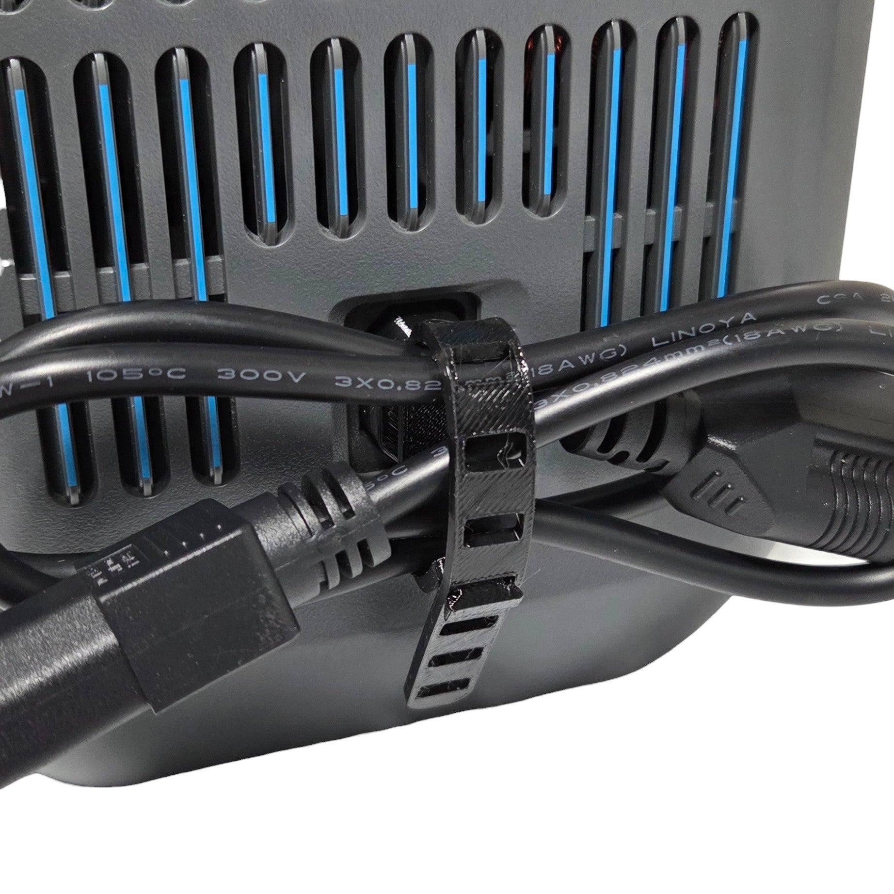 AC Power Cord Wrap for Power Banks – TPU Cord Organizer Plug Insert