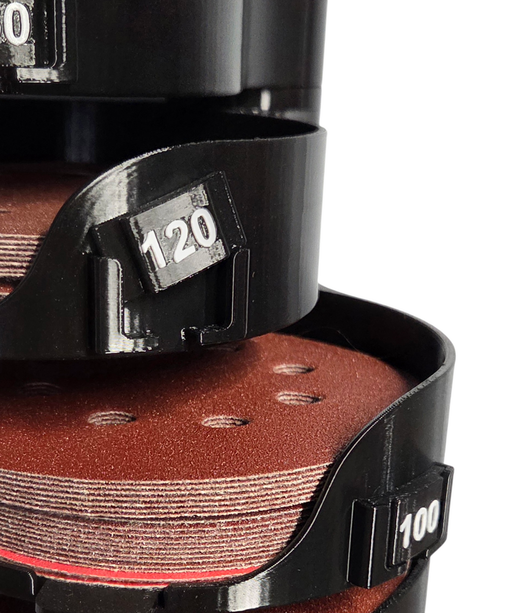 5 Inch Sanding Disc Wall Organizer – Swivel Grit Storage System