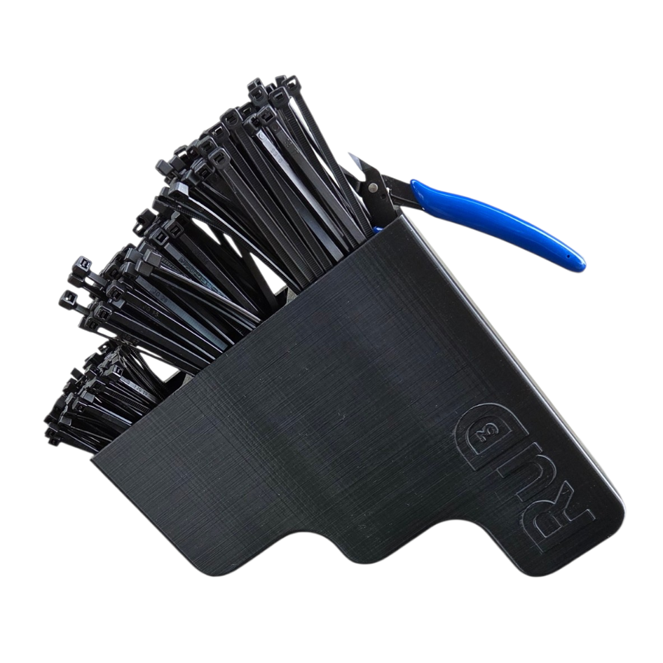 Magnetic Zip Tie Holder – Organizer for 5, 8, and 11 Inch Cable Ties