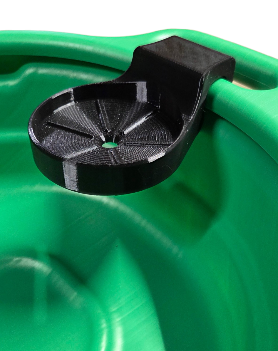 Oil Filter Drain Stand for Drain Pans – Clip-On Filter Holder (Lisle Compatible)