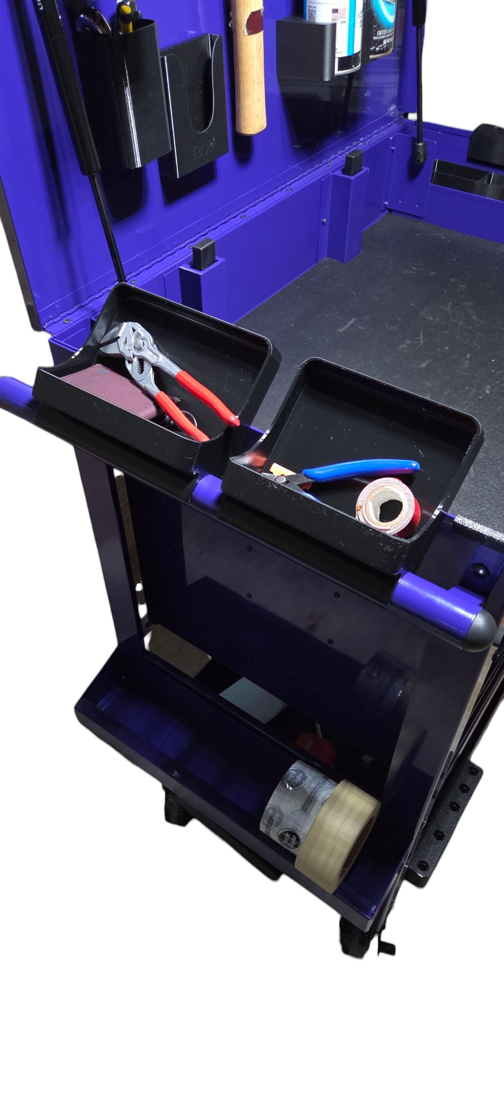 Tool Cart Handle Organizer ClipOn Tray Add extra storage to your Drawer Tool Cart with this clipon organizer tray Designed to