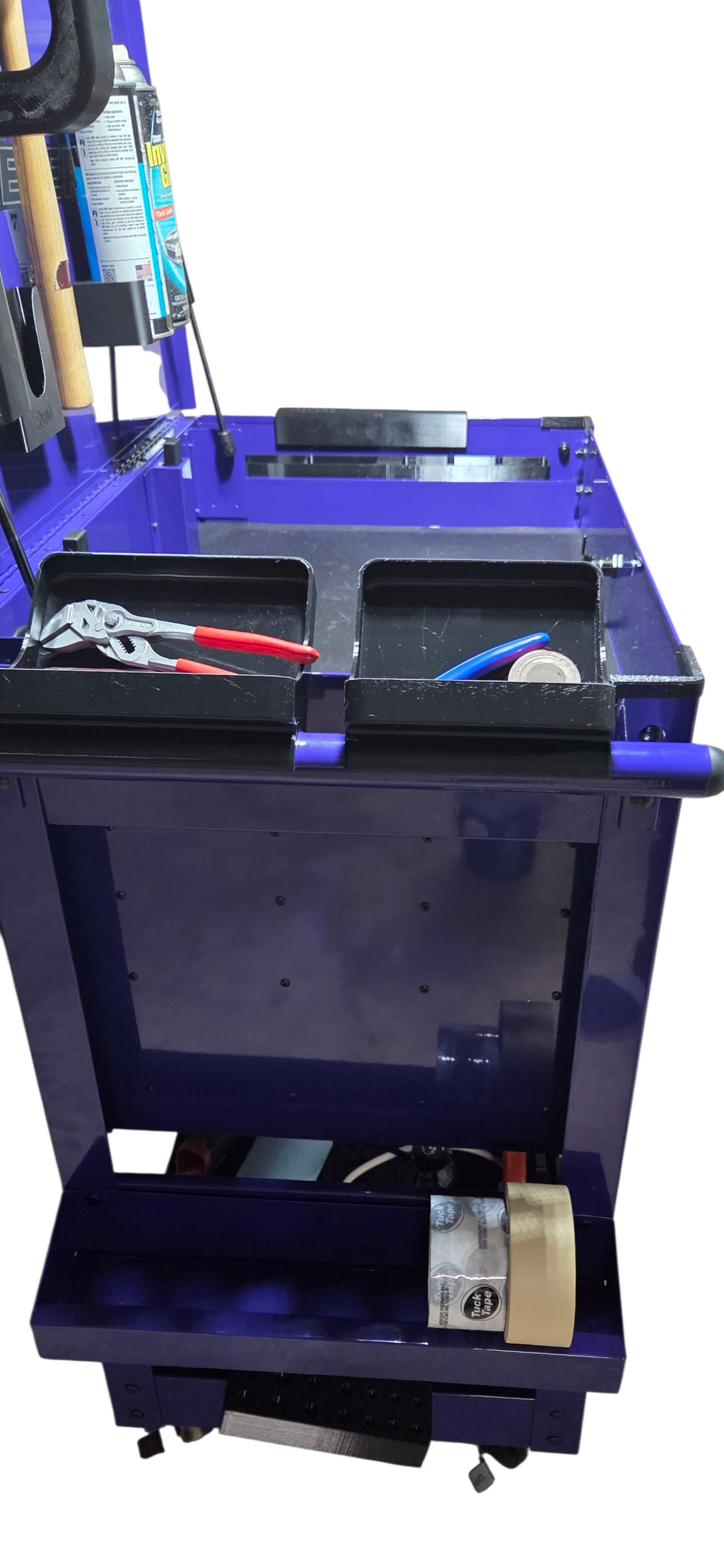 Tool Cart Handle Organizer ClipOn Tray of most mechanic tool carts this organizer keeps small tools sockets screws and bits right