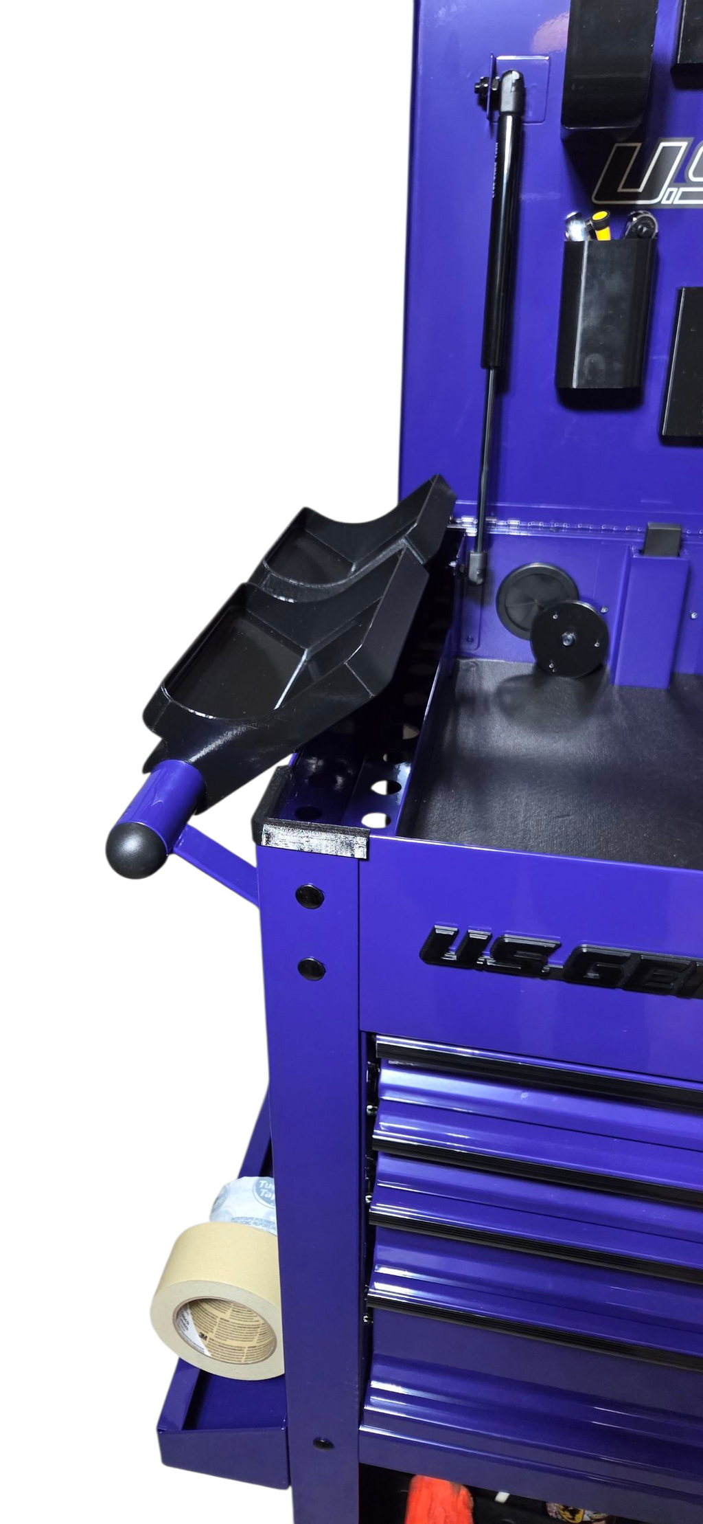 Tool Cart Handle Organizer ClipOn Tray clipon organizer tray Designed to securely clip onto the handle of most mechanic tool