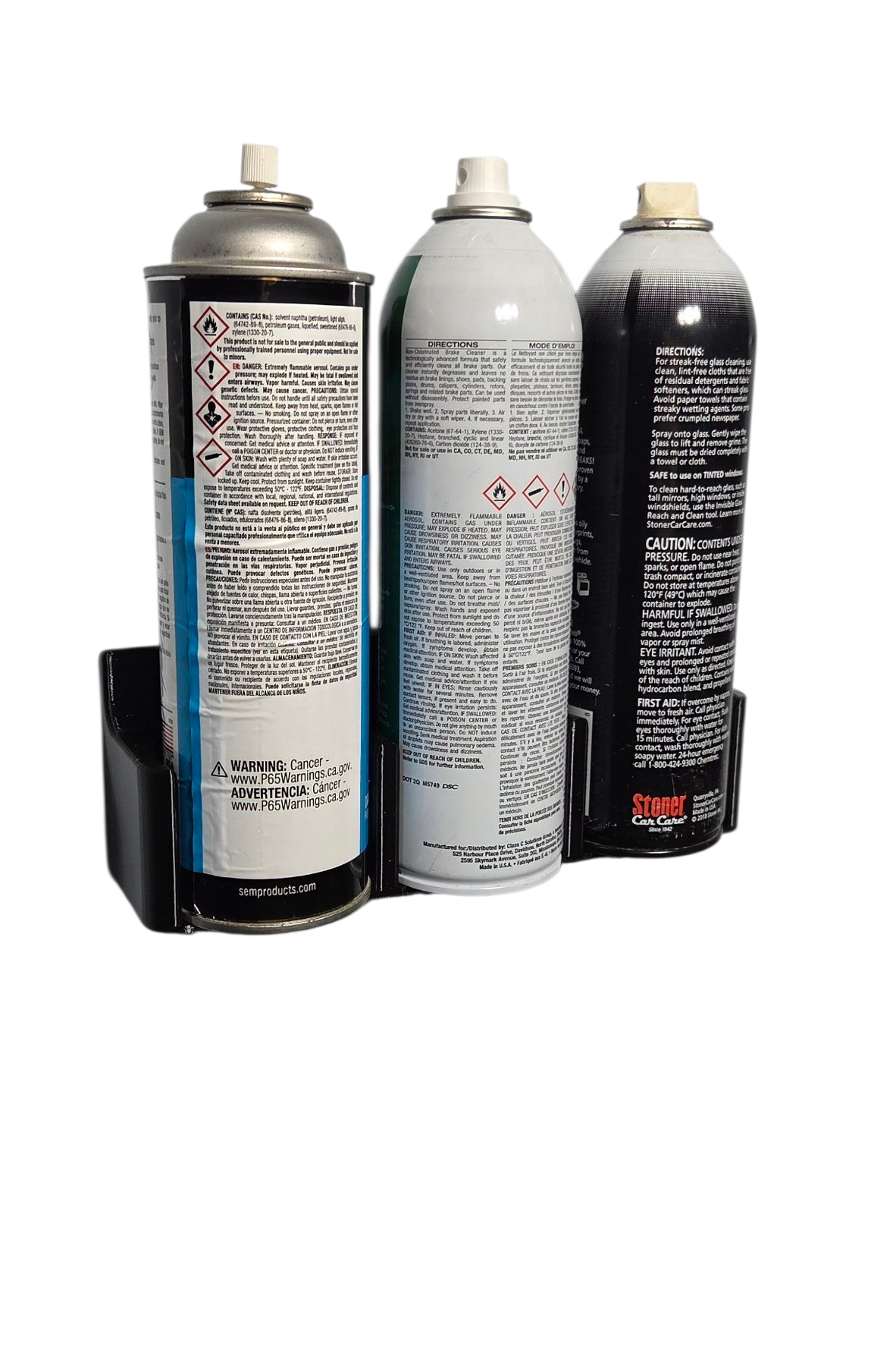 Aerosol Can Holder Wall Mounted Rack workbenchwherever you can screw bolt or rivet it down Features Black PLA Strong lightweight