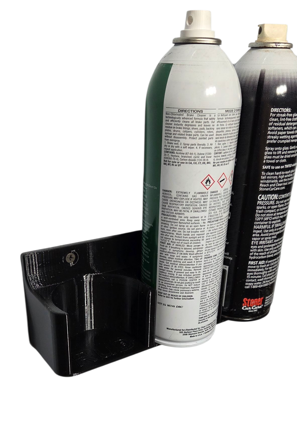 Aerosol Can Holder Wall Mounted Rack rack to fit your needs WallMount Design Securely attaches with two screws hardware not