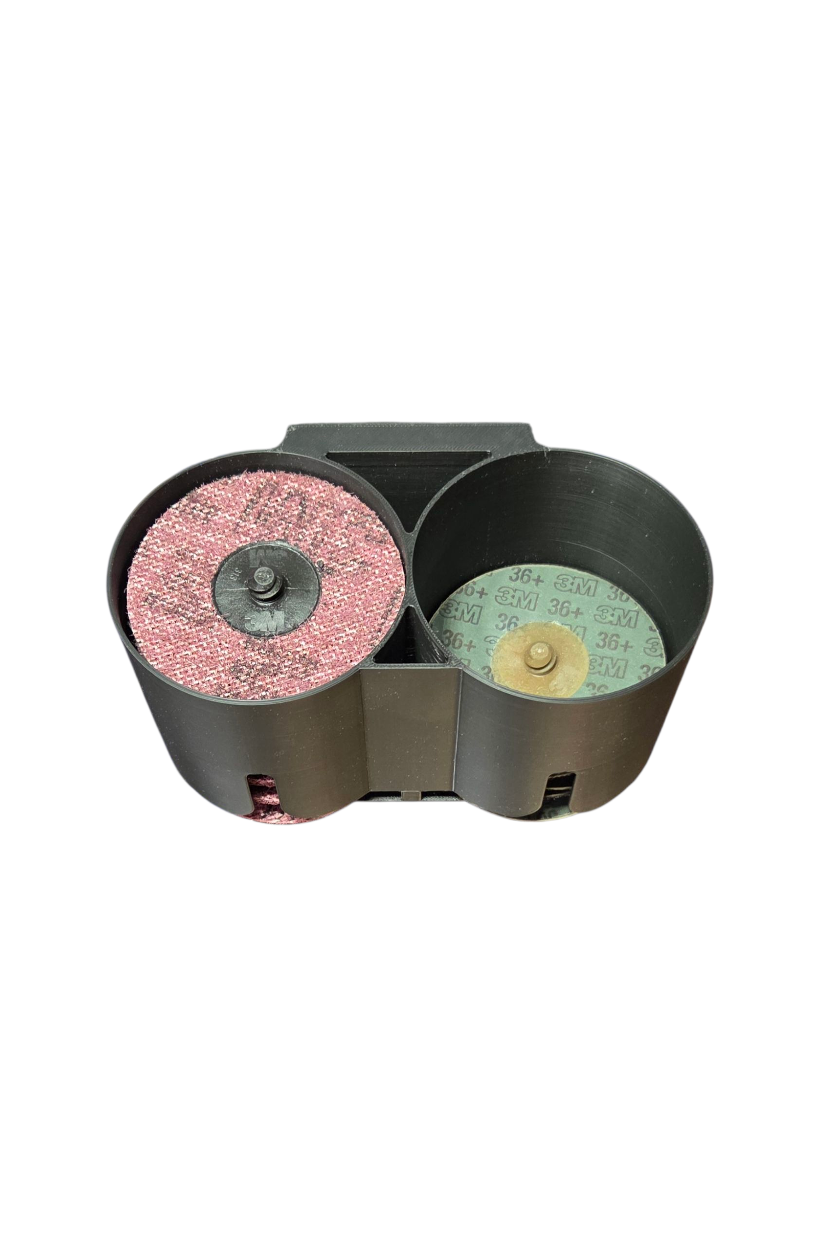 Sanding Disc Dispenser Toolbox Clip Dual Slot Organizer sanding discs while you work With dual slots you can store two different