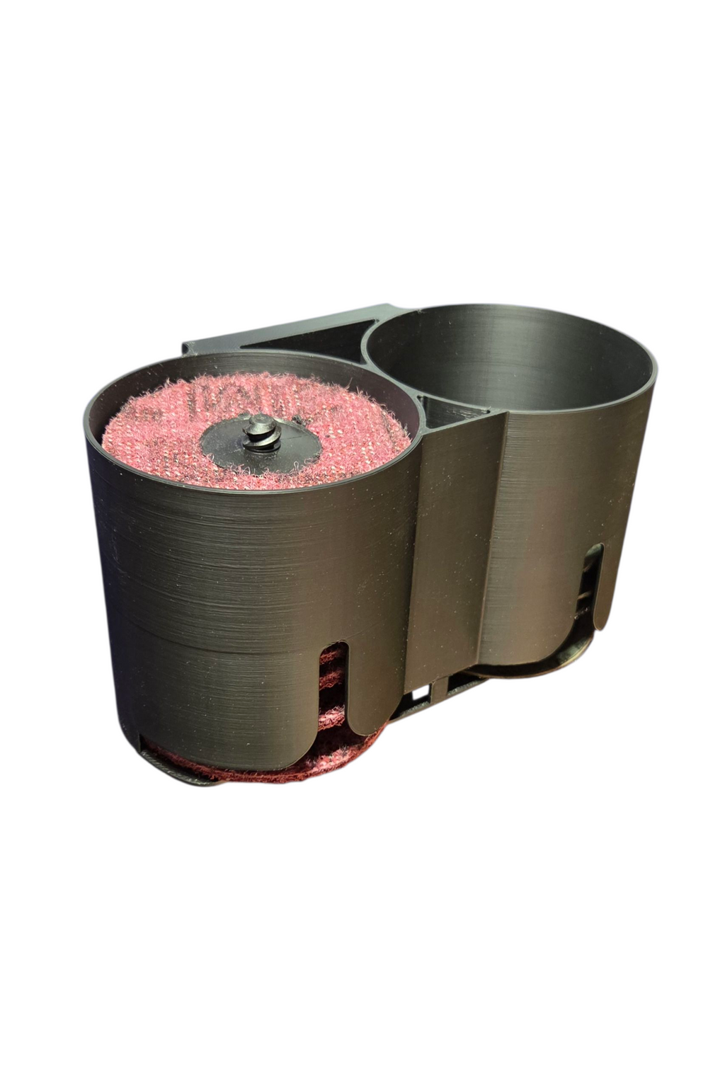 Sanding Disc Dispenser Toolbox Clip Dual Slot Organizer from the top and pulling them out one at a time from the bottom Features