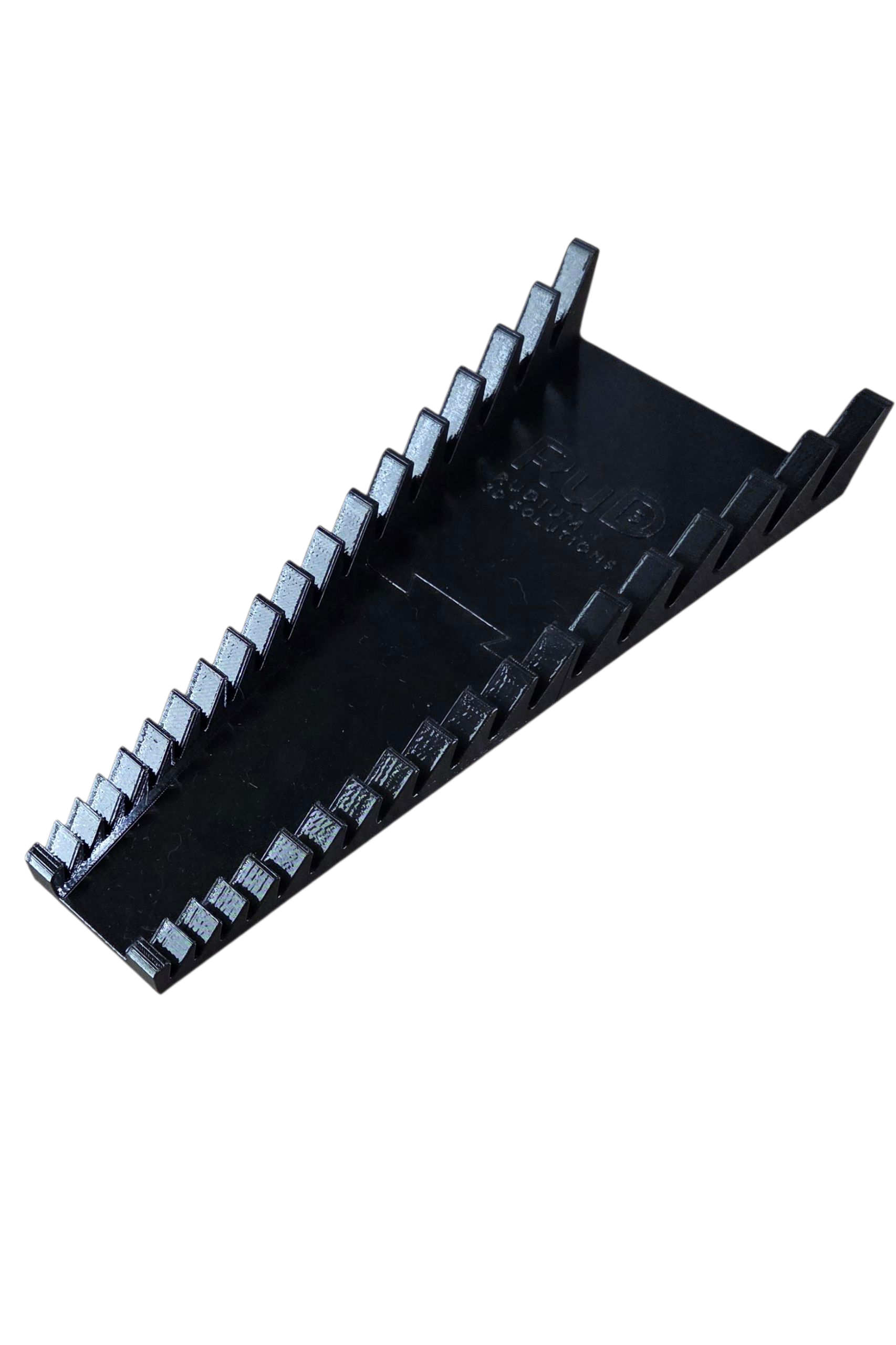 Modular Wrench Rack Drawer Organizer rack into units Holds wrenches securely without marring up the finish Sits flat in most