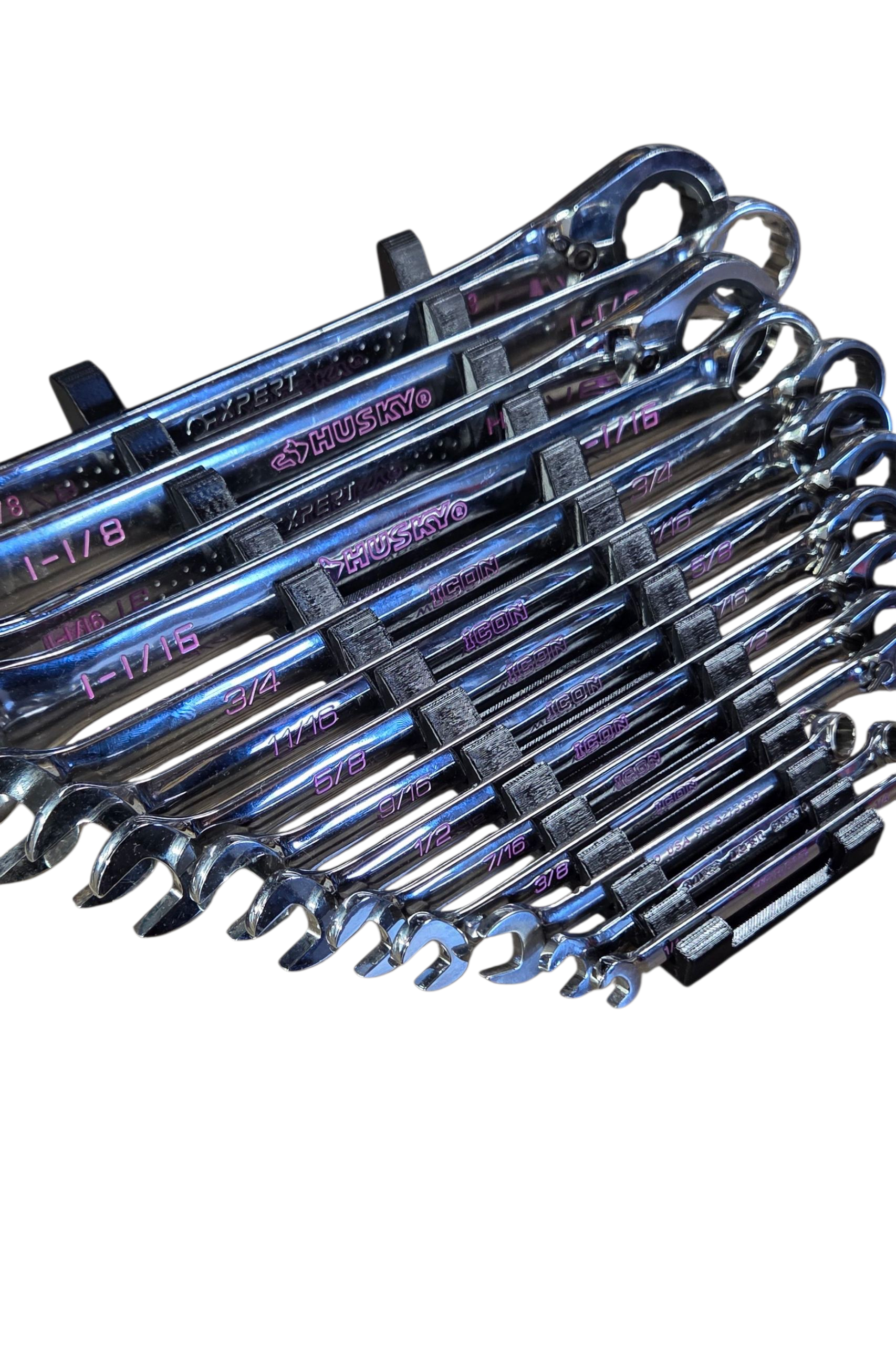 Modular Wrench Rack Drawer Organizer Snaptogether wrench storage for busy mechanics This modular wrench rack is designed to live