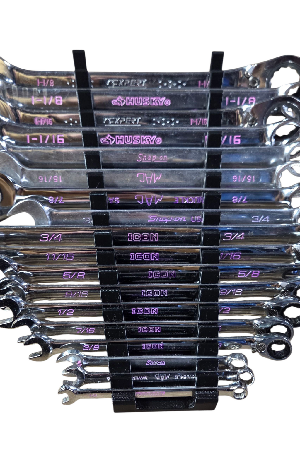 Modular Wrench Rack Drawer Organizer your mostused combination wrenches lined up and easy to grab Each rack has dovetail joints