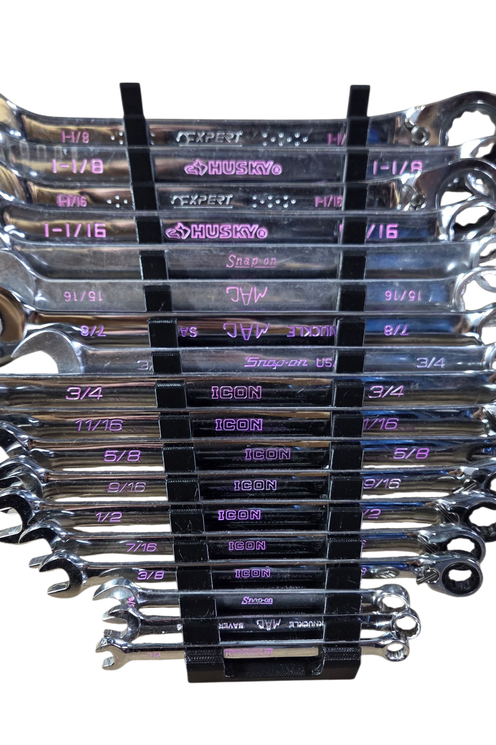 Modular Wrench Rack Drawer Organizer your mostused combination wrenches lined up and easy to grab Each rack has dovetail joints