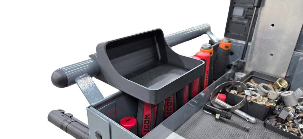 Tool Cart Handle Organizer ClipOn Tray Designed by a professional mechanic and tested daily Versatile Use Perfect for fasteners