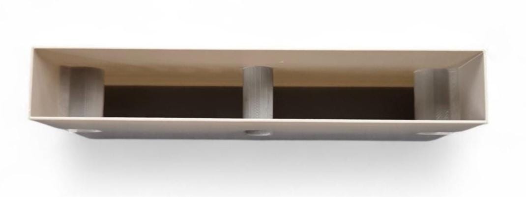 Used Razor Blade Disposal Box D Printed Safety Container Lid Options Clean and simple TRASH Bold easy to identify USED Clear and