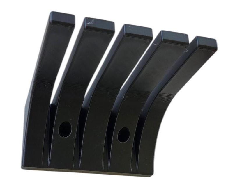 Wall Mounted Speed Square Holder Fits Squares Slot Organizer your workspace clean Printed in Black PETG for durability UV