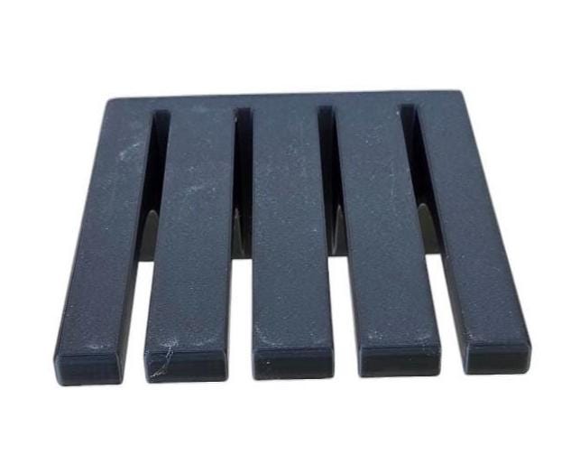 Wall Mounted Speed Square Holder Fits Squares Slot Organizer woodworking spaces Features Black PETG Strong durable and