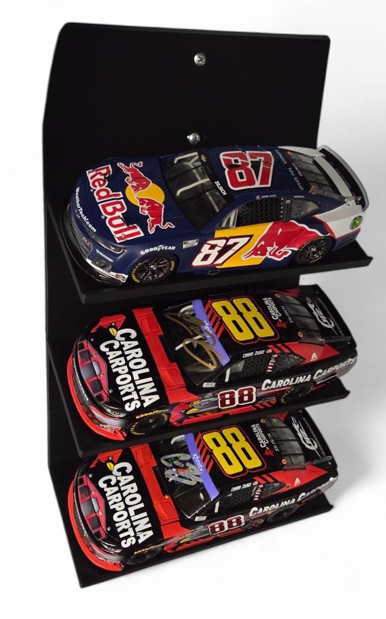 Diecast Wall Shelf Modular Display Rack One Car Per Shelf giving each car its own secure and sleek display spot Each shelf holds