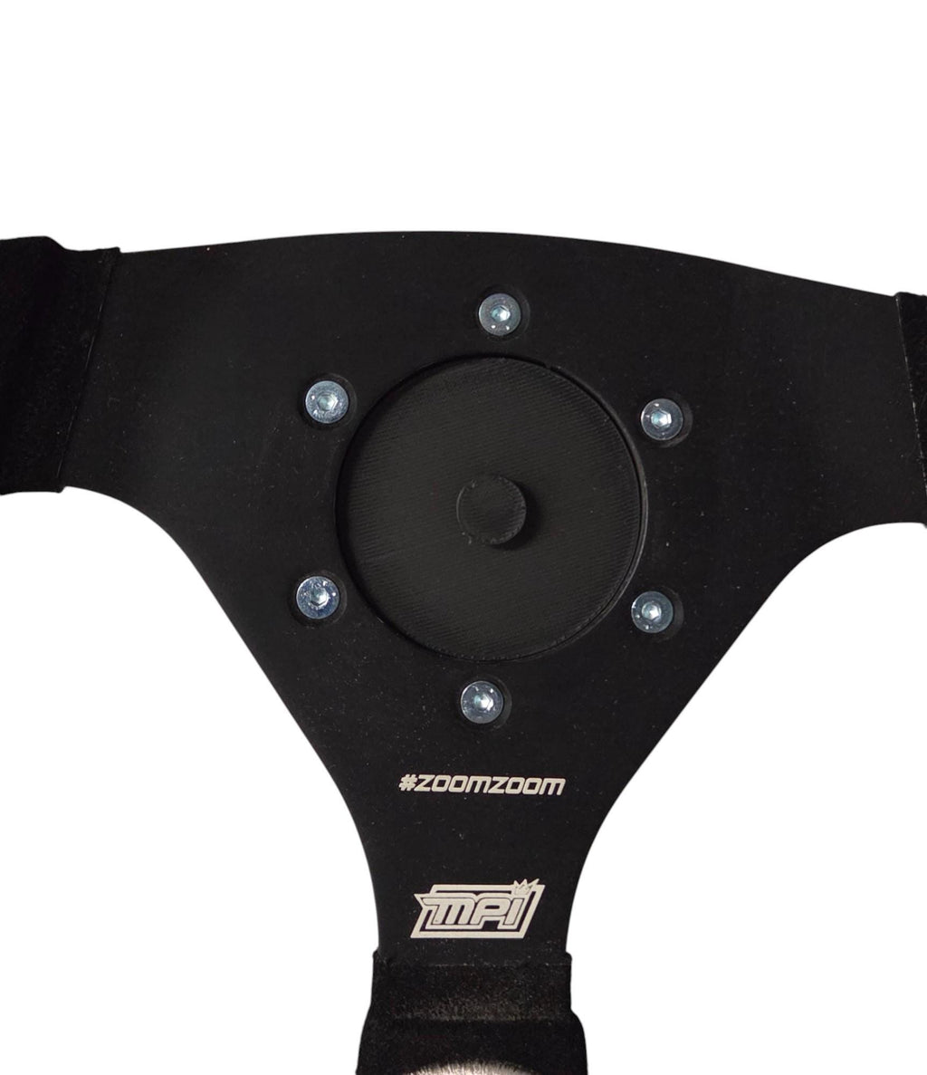 Steering Wheel Wall Mount D Printed Display Hook for Racing Wheels Black PLA This D printed wall mount is designed to securely