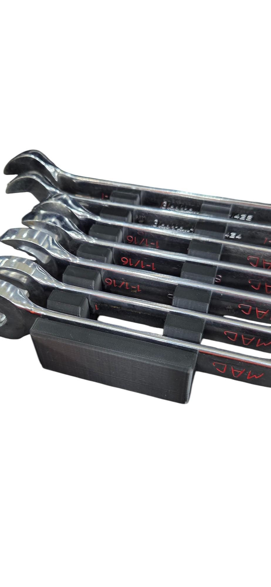 Wrench Rack Organizer Holds Large Wrenches Toolbox Space Saver Heavyduty storage for your biggest wrenches This D printed wrench