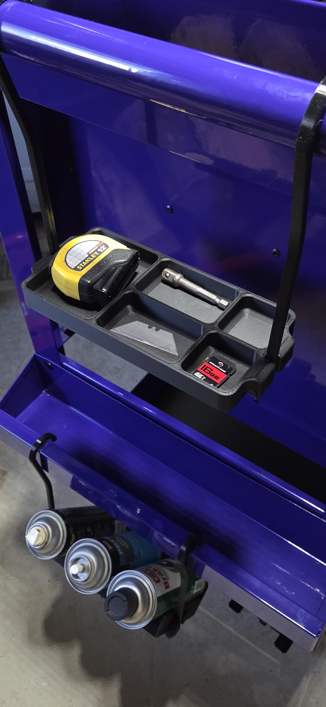 Toolbox Hanging Organizer Tray Modular ClipOn System with Divided Compartments and shop essentials The hooks snap securely onto