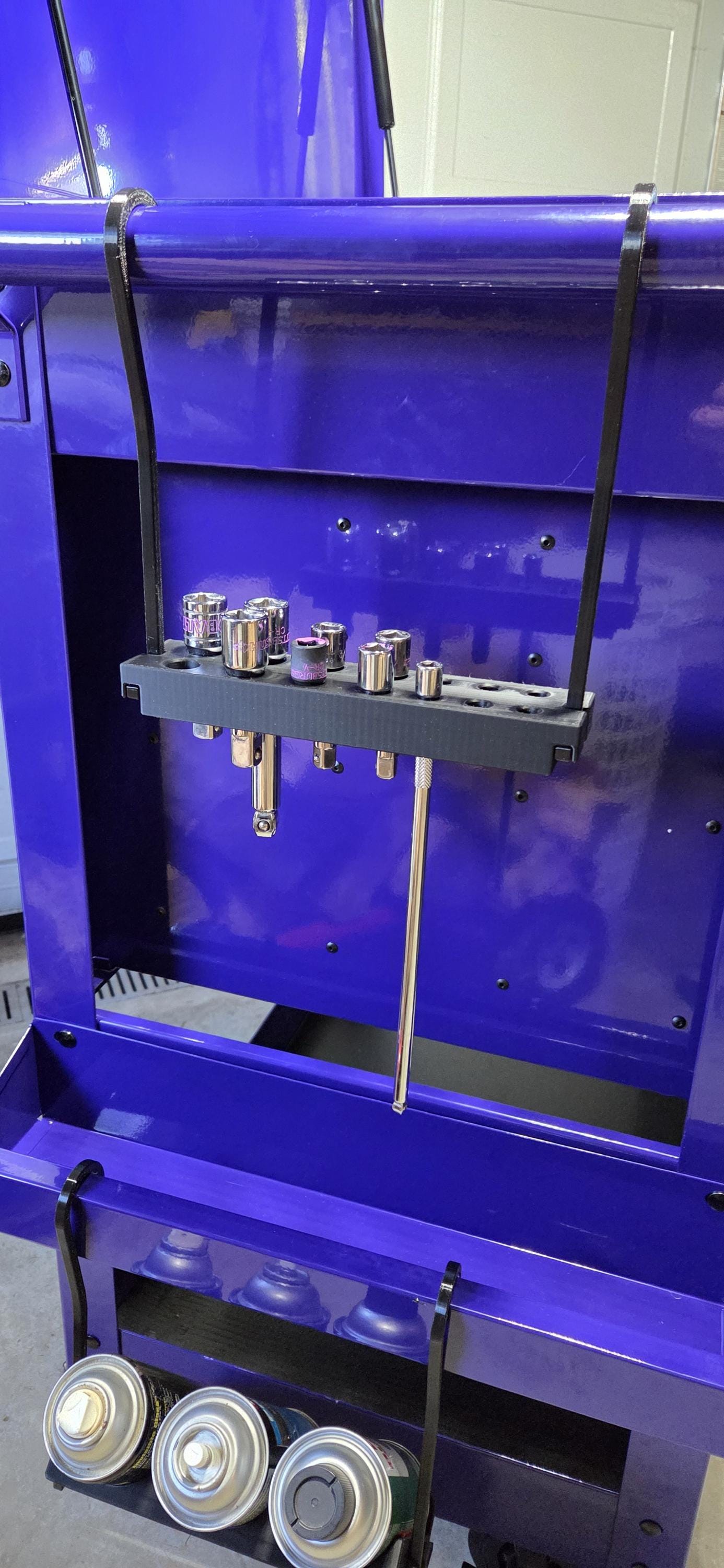 Toolbox Hanging Extension Organizer Modular ClipOn Rack for and Socket Extensions Keep socket extensions organized and within