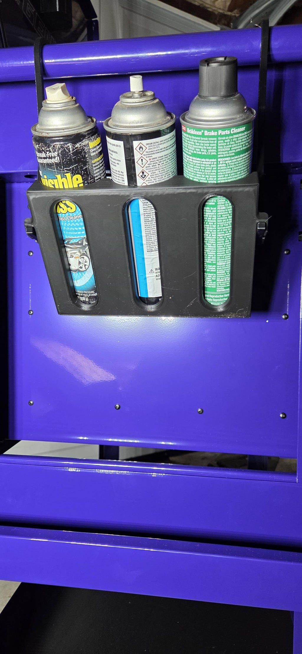 Toolbox Hanging Can Holder Fits Common Round Tool Cart Handles Can Organizer many other similar brands Two reinforced hooks snap