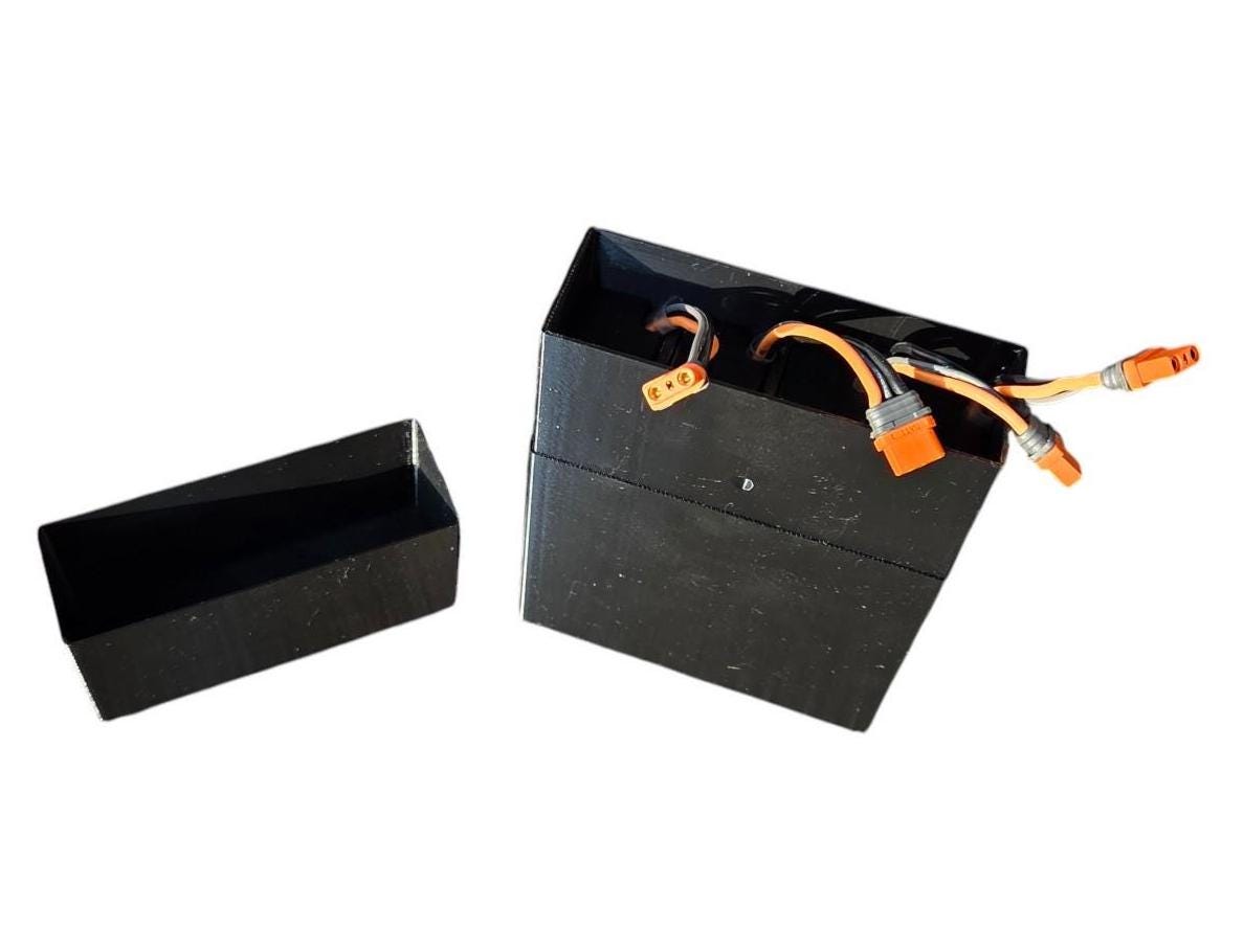 Battery Case for Spektrum 1400 G2 Smart Batteries | Holds 4x 2S Batteries