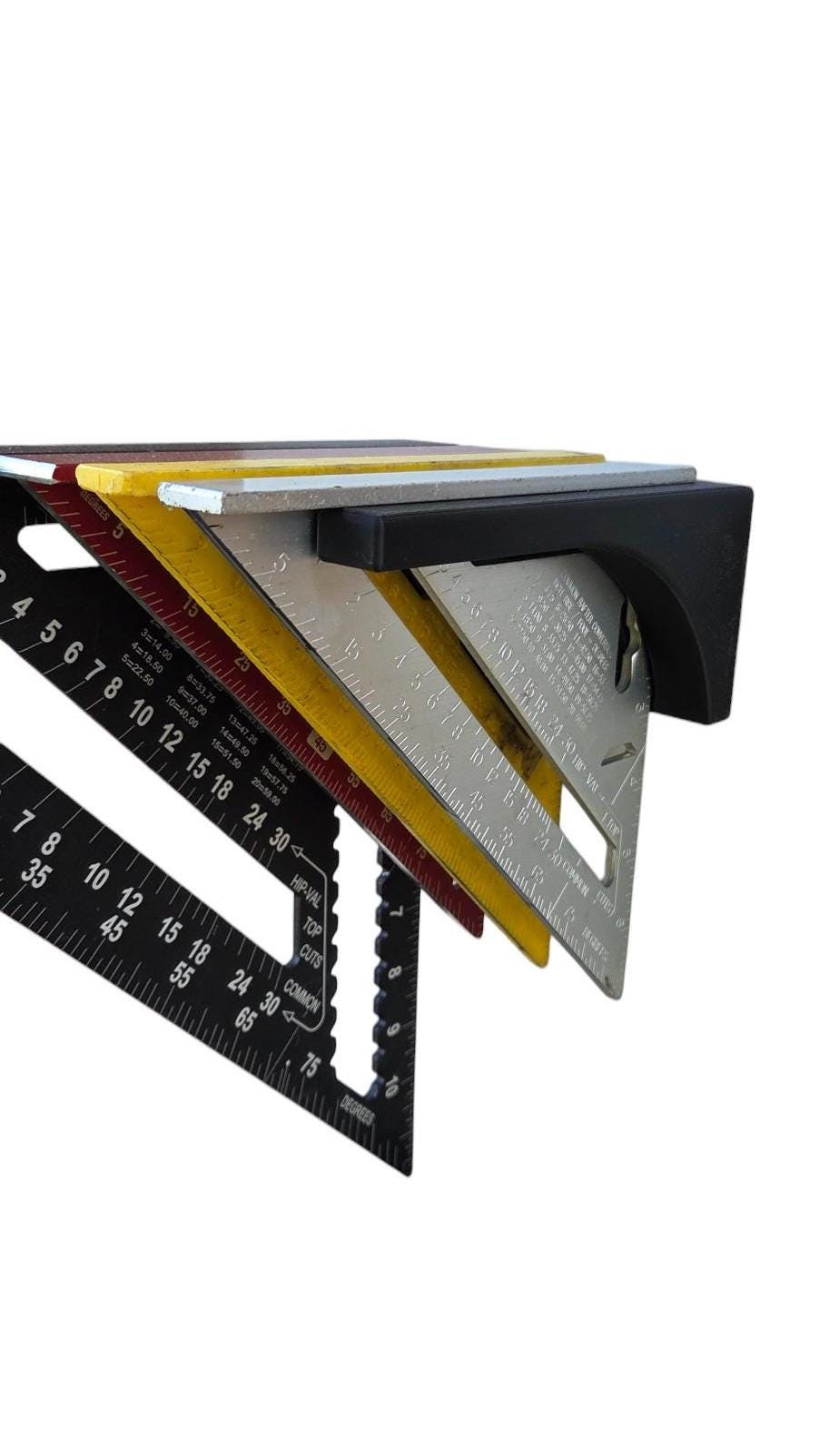 Wall Mounted Speed Square Holder Fits Squares Slot Organizer Keep your speed squares organized visible and within reach This D