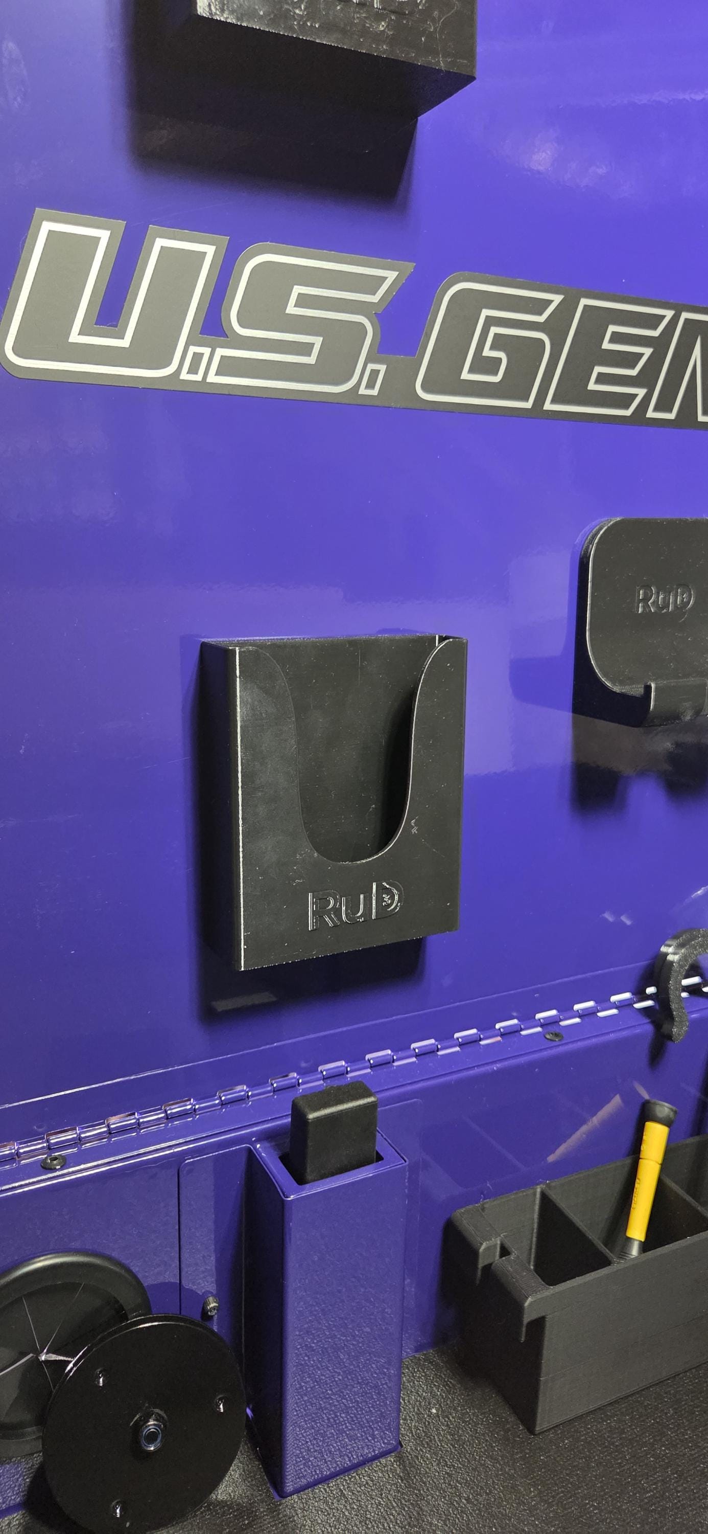 Tool Cart Phone Holder Clip On or Magnetic Fits All Phones with Cases take up valuable workspace The holder is oversized to fit