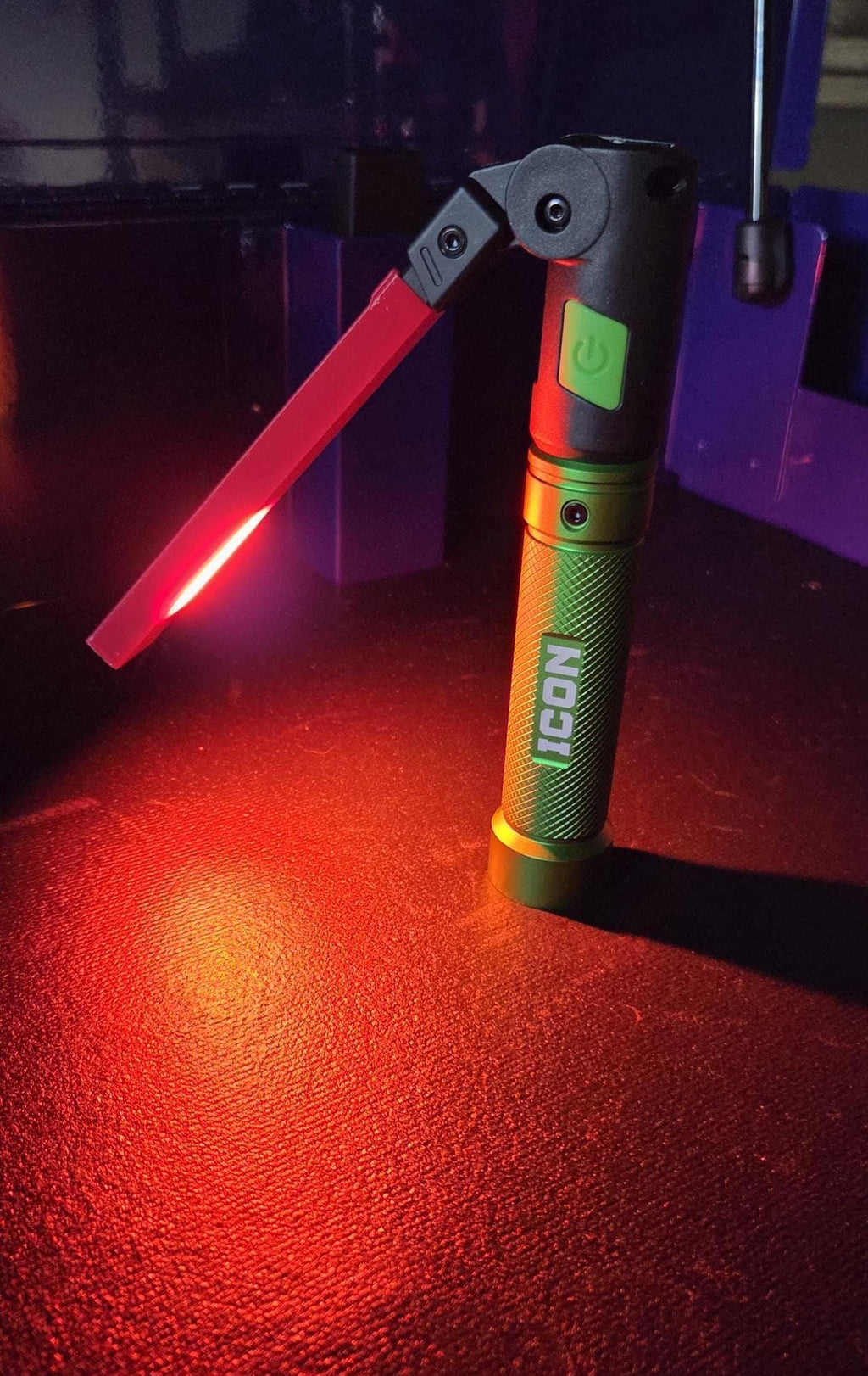 Light Cover for Icon Work Light D Printed SlipOn Shield Black or Red PETG needs This D printed slipon cover is designed for the