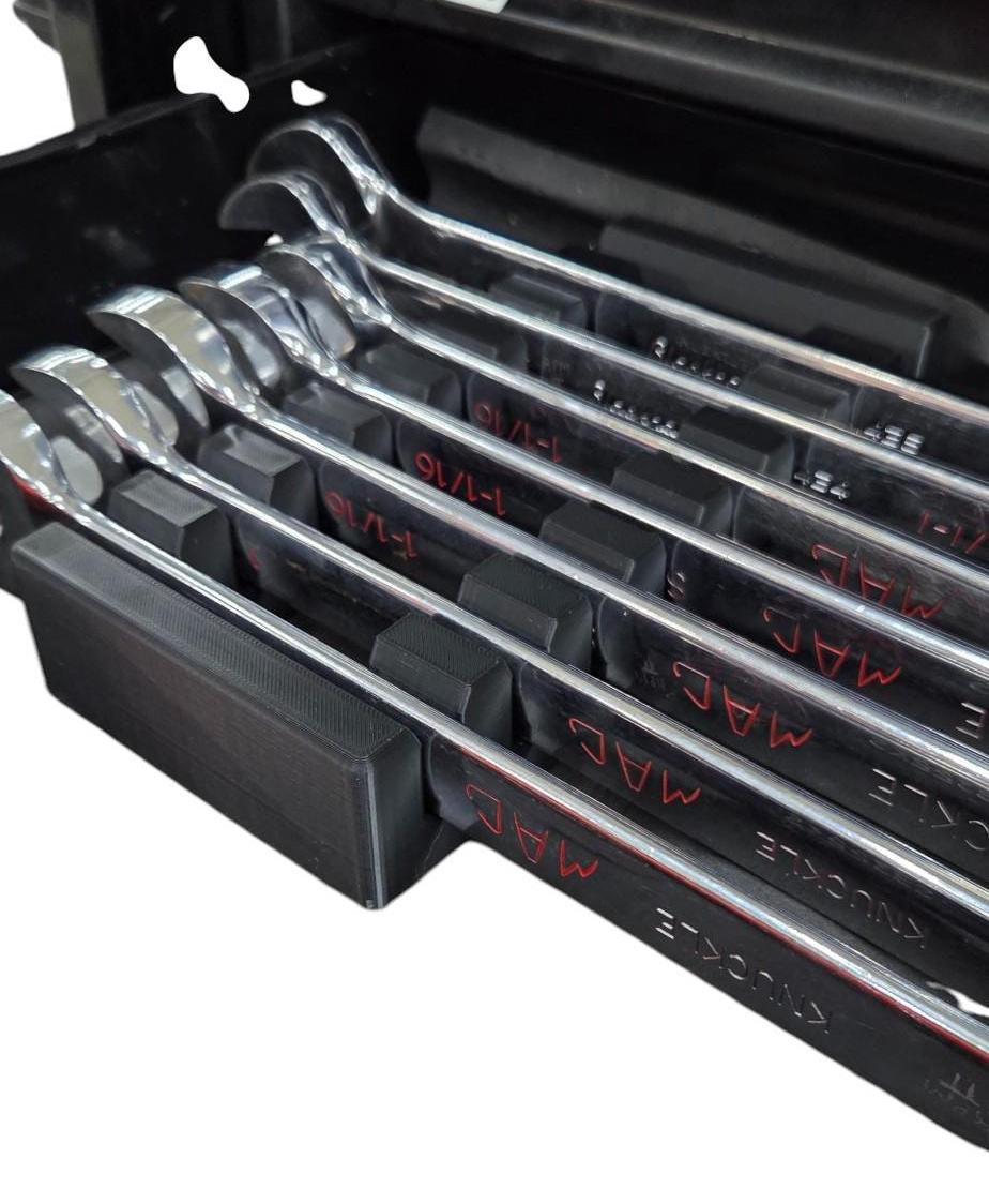 Wrench Rack Organizer Holds Large Wrenches Toolbox Space Saver rack is designed for wrenches inch and larger It holds up to