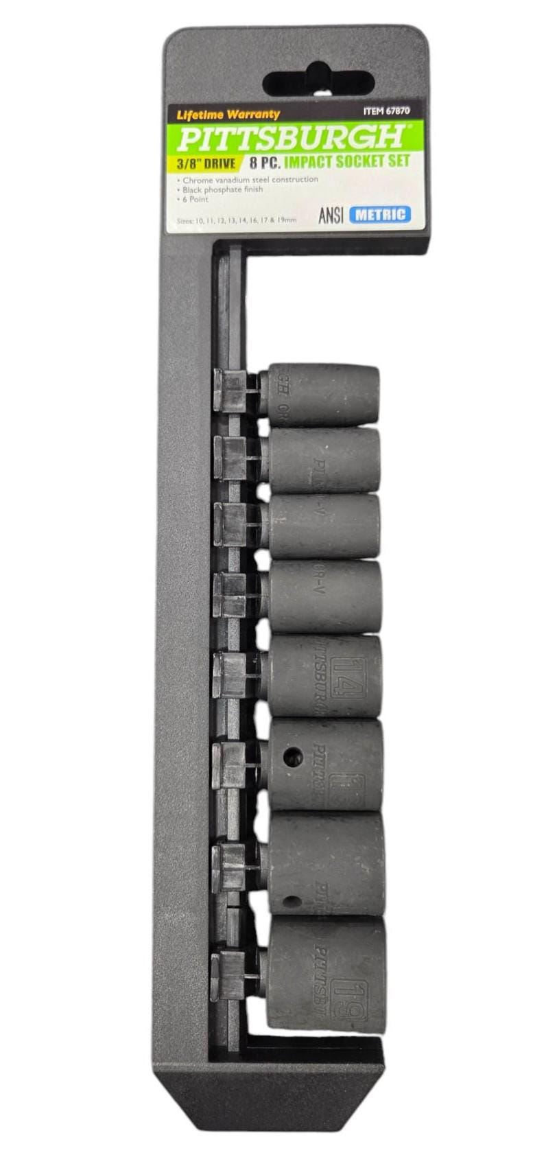 Socket Organizer for Pittsburgh Metric Shallow Impact Set SpaceSaving Tray metric shallow impact sockets from Harbor Freight Its