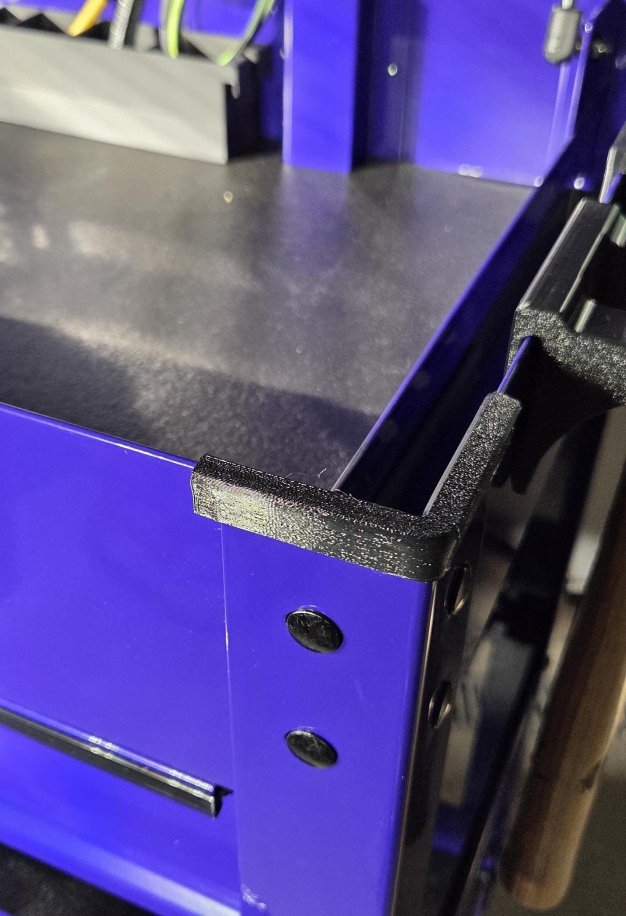 Tool Cart Corner Covers | TPU Lid Protectors (Pair) for Quiet Closing & Paint Protection