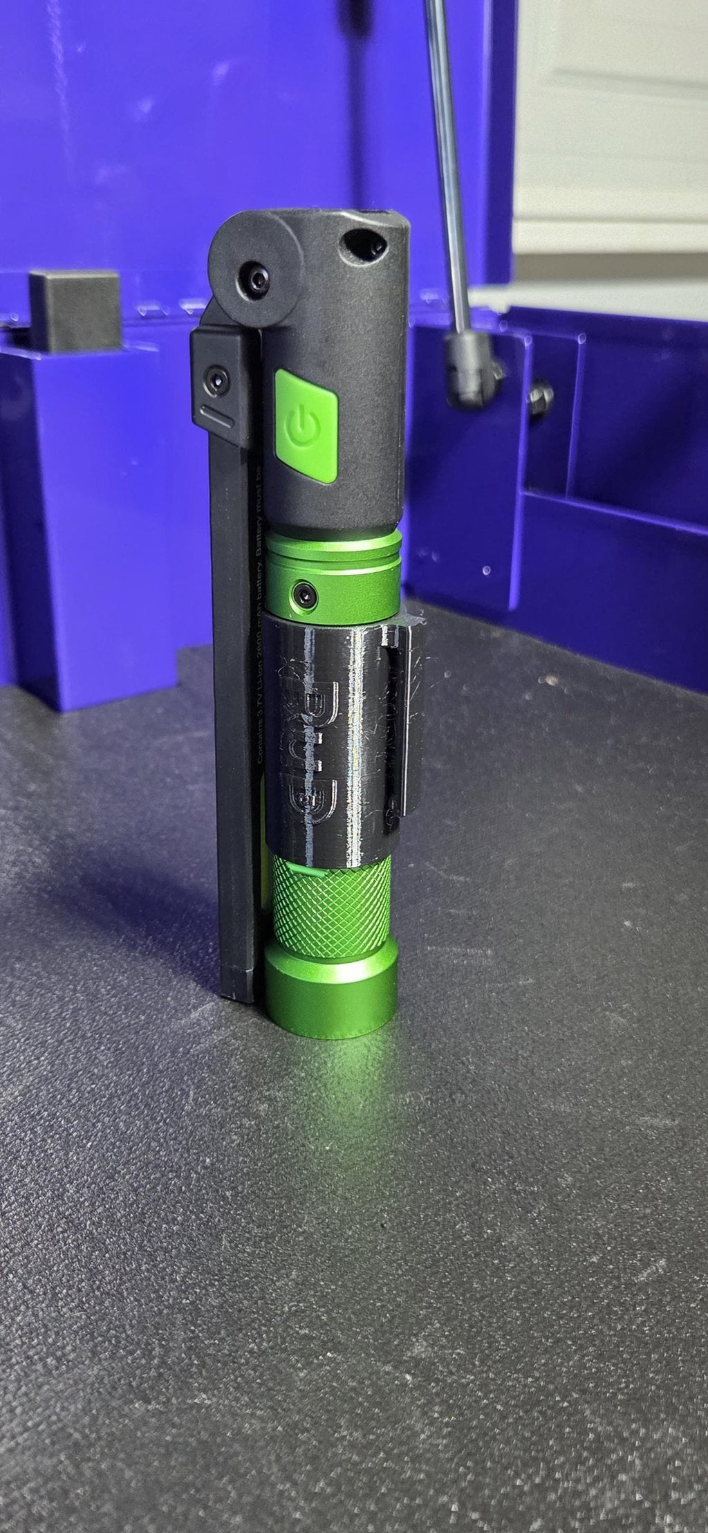 Belt Clip for Icon Work Light work light with this custom D printed pocket and belt clip designed for a secure lowprofile fit The