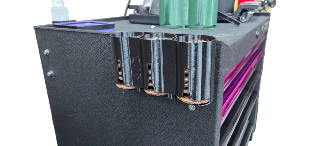 Sanding Disc Dispenser Slot Organizer for Grinding Sanding Discs Black PETG durable way to keep your grinding and sanding discs