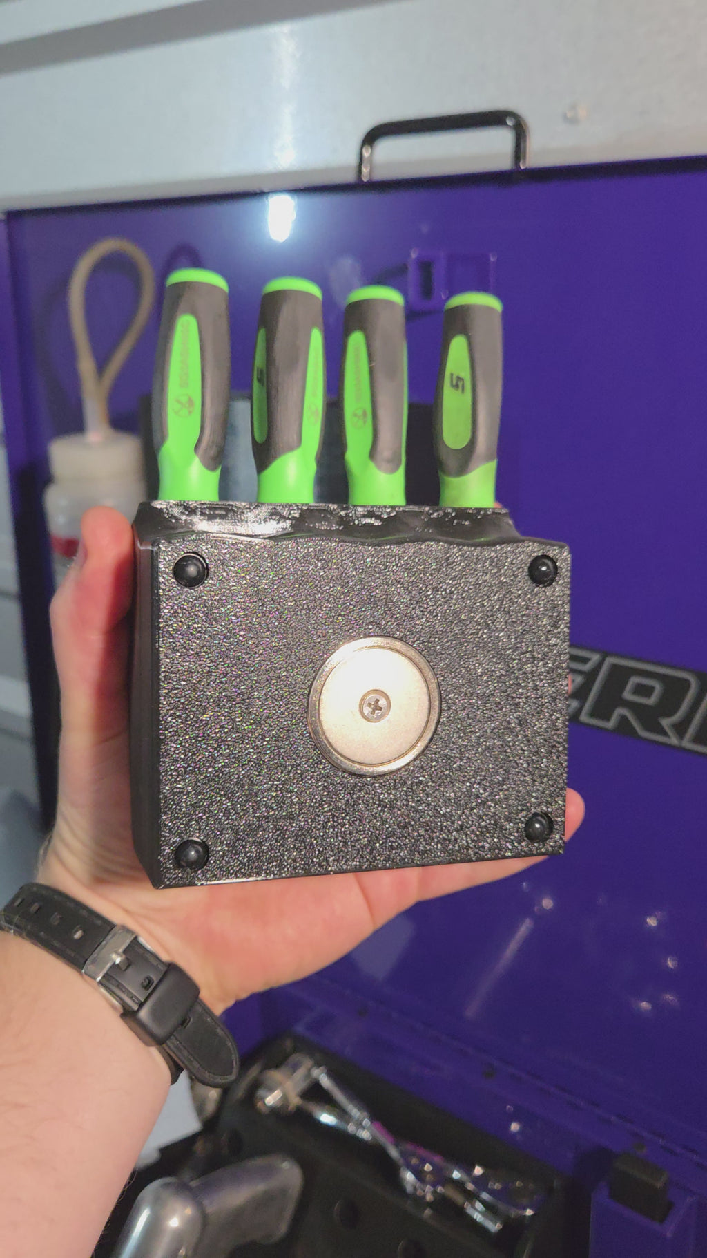Magnetic Pick & Micro Screwdriver Rack